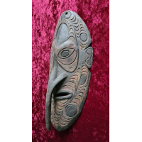 Masker (uit een mannenhuis) Papoea-Nieuw-Guinea